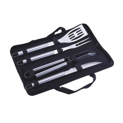 Stainless Steel Bbq Grill Accessories Set Tools Spatula Tongs Knife Fork