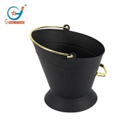 iron powder coating galvanized coal bucket ash metal coal bucket