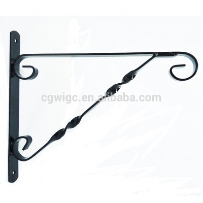 Garden hanging decorative metal bracket