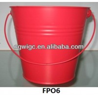 HOT-SALE red metal bucket