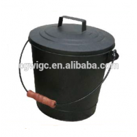 black iron ash bin