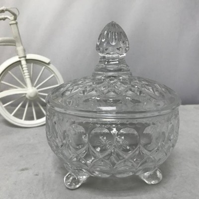 Glass candy pot Glassware jar